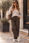 PANTALON AMPLE DéCONTRACTé EFFET PLISSé AH271025