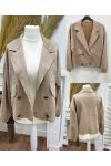 CHAQUETA LIGERA DE ANTE AH271029