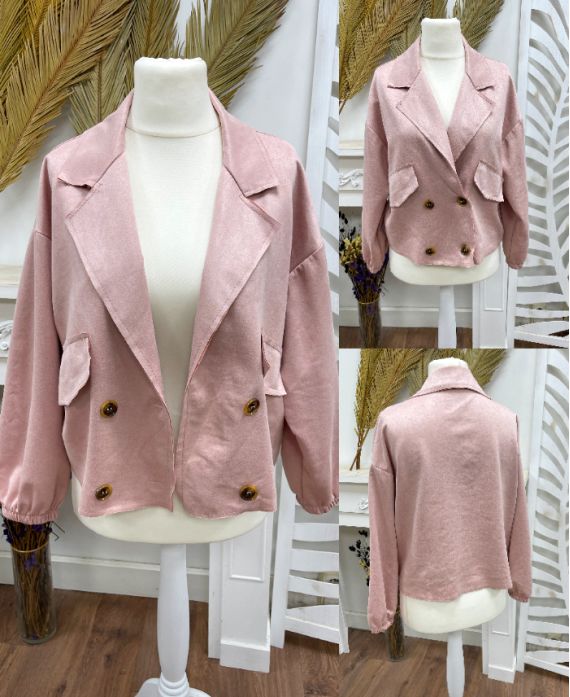 CHAQUETA LIGERA DE ANTE AH271029