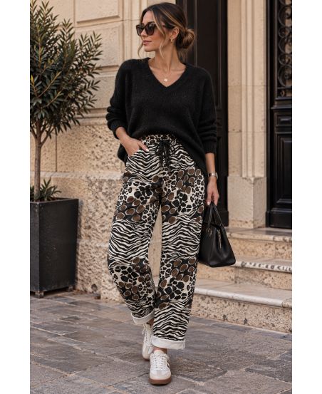 PANTALONES DE ANTE ESTAMPADOS AH271030-1