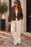 CHAQUETA LIGERA DE ANTE AH271029