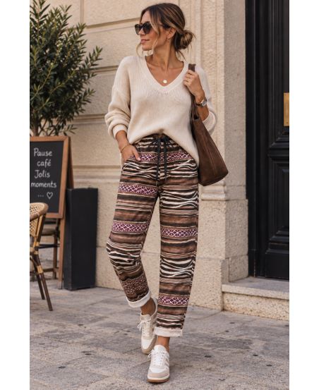 PANTALONES DE ANTE ESTAMPADOS AH271030-5