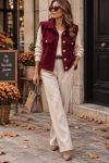 TEDDYJACKE MIT ÄRMELLOSEN KNÖPFEN AH271035