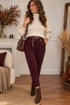 4-PACK BROEK MET GEPLOOIDE ZAKKEN + RIEM S-M-L-XL AH271040