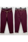 4-PACK OF TROUSERS WITH PLEATED POCKETS + BELT S-M-L-XL AH271040