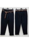 4-PACK OF TROUSERS WITH PLEATED POCKETS + BELT S-M-L-XL AH271040