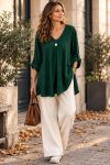 LOSSE V-HALS STUDDE TUNIC AH271042