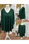 LOOSE V-NECK STUDDED TUNIC AH271042