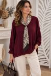 TUNIQUE AMPLE FOULARD INTéGRé AH271043