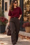 PULLOVER ALPAGA MANCHES COURTES AH271041