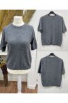 PULLOVER ALPAGA MANCHES COURTES AH271041