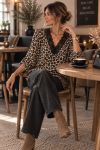 TOP LARGO IN PIZZO A V CON AH271049
