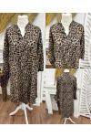 2-POCKET VISCOSE SHIRT DRESS WITH AH271057 PRINT