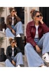 FAUX LEATHER JACKET AH271059