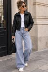 FAUX LEATHER JACKET AH271059