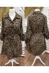 LEOPARD SHIRT DRESS AH271062