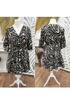ROBE COURTE IMPRIMéE MANCHES COURTES AH271063