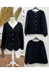 WOOL JACKET WITH 2 POCKETS AH250713 BLACK