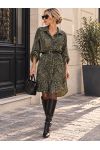 ROBE CHEMISE VISCOSE IMPRIMéE 1 POCHE AH271026