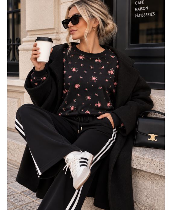 SWEAT SHIRT FLEURES PE2379