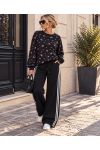 PE2379 FLOWERED SWEATSHIRT
