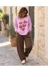BEZSZWOWY SWETER AMOR AMOR AMOR PE2240