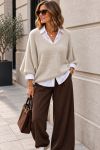 MAGLIONE A VRAC A MAGLIA PE2360