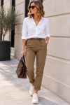 PANTALONI CONFEZIONATI + CINTURA S-M-L-XL AH271078
