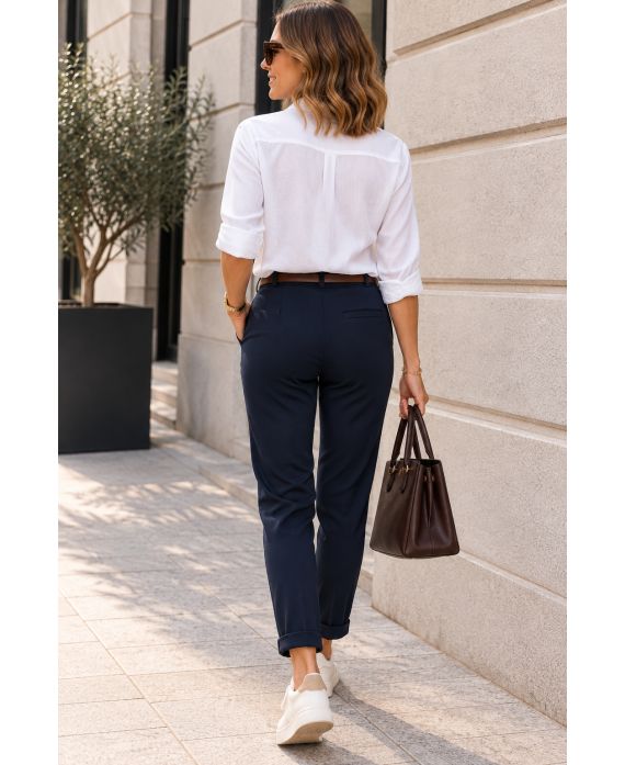 SPODNIE DO 4 + PASEK S-M-L-XL AH271078