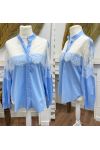CHEMISE COTON DENTELLE AH271080