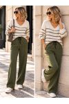 PANTALONE 2 TASCHE CON PINCES A COSTINE AH255077 KAKI