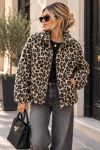 VESTE ZIP LEOPARD 2 POCHES AH271086