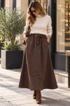 FALDA LARGA DE 2 BOLSILLOS + CINTURÓN AH271087