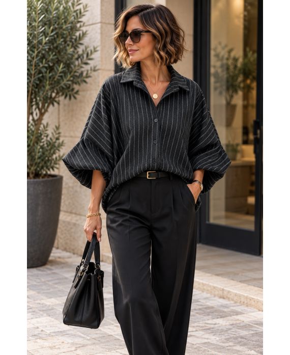 PUFFY DOLMAN-SLEEVED SHIRT AH271088