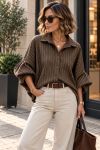 CAMICIA DOLMAN GONFIA A MANICHE AH271088