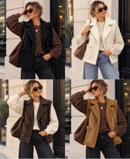 VESTE SANS MANCHES FOURREE AH271089