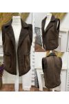 AH271089 GEFÜTTERTE ÄRMELLOSE JACKE