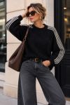 STRIPED MOHAIR WOOL SWEATER AH271090