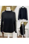PULLOVER LAINAGE MOHAIR RAYURES AH271090