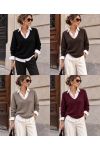 JERSEY SUAVE DE ESCOTE EN AH271095