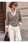 JERSEY SUAVE DE ESCOTE EN AH271095