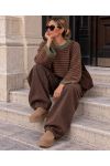 MOHAIR STRIPE MOHAIR SWEATER AH271097