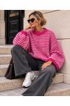 MOHAIR STRIPE MOHAIR SWEATER AH271097
