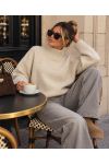 WOOL SWEATER WITH HIGH COLLAR AH271098