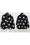 HEART ZIP JACKET 2 POCKETS AH271100