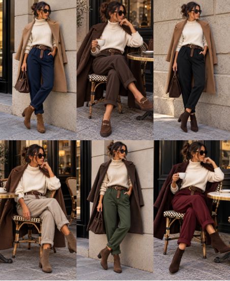 PANTALON 2 POCHES + CEINTURE OFFERTE AH271101