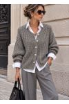 GILET MAILLE MOHAIR AH271102