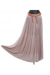 LONG SKIRT TAUPE A8285