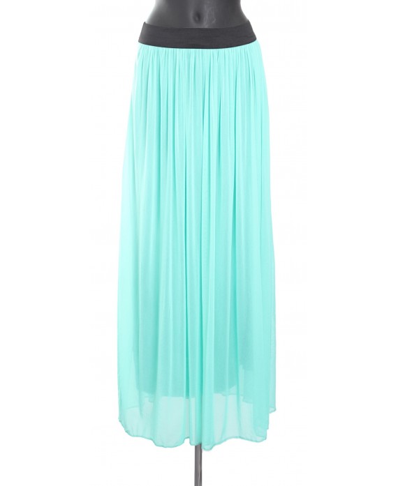 grossiste jupe longue voilage a8300V