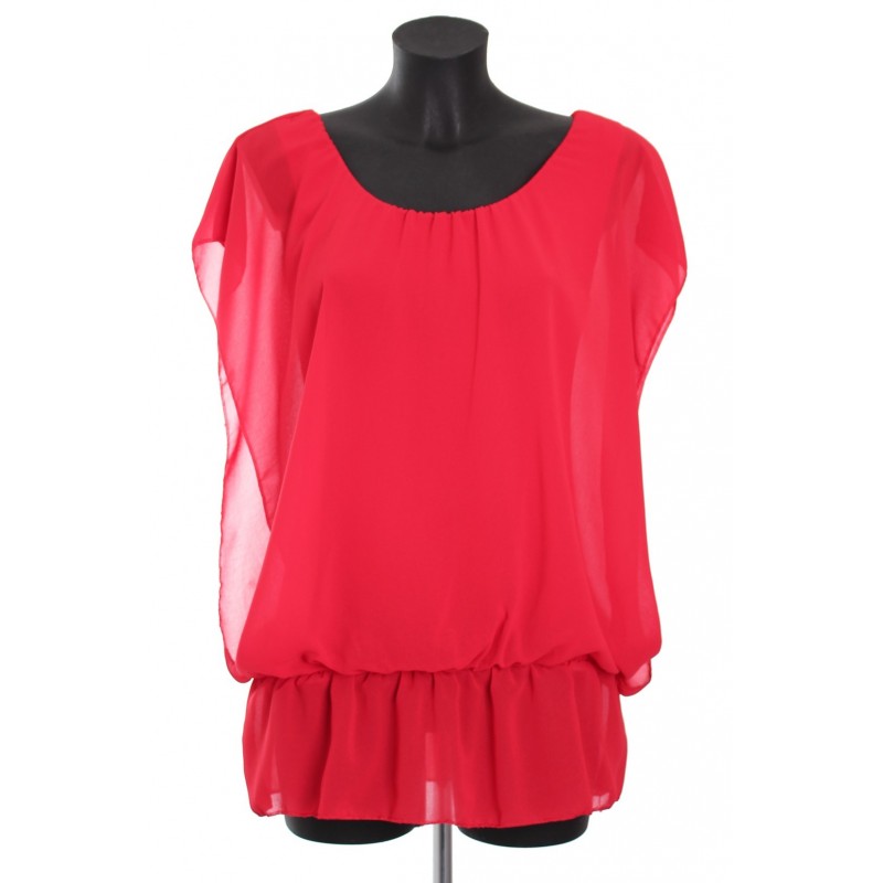 Top Tunique DESIGUAL voile doublé 38 COMME NEUF Printemps